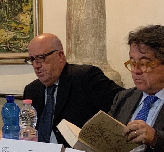 Giovanni Distefano con Sebastiano Tusa (foto Biancavela Press, ph salvomic)