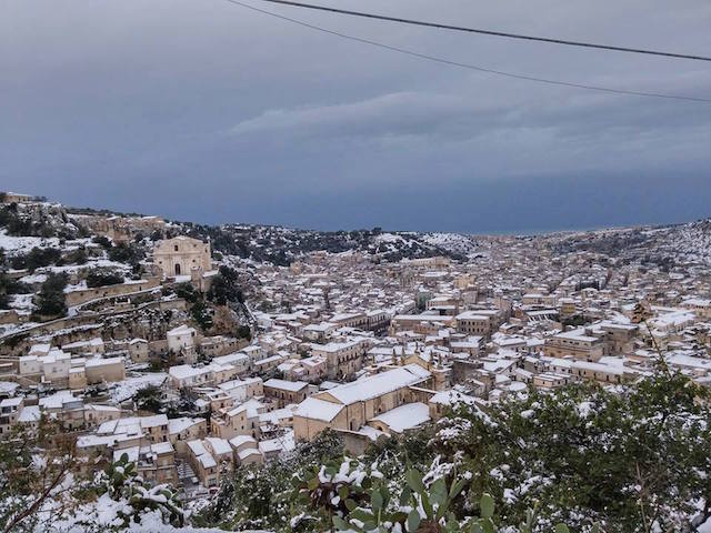 Neve a Scicli