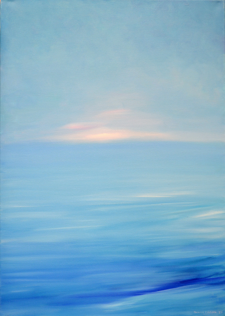 Il mare degli iblei - Olio su tela 70x50